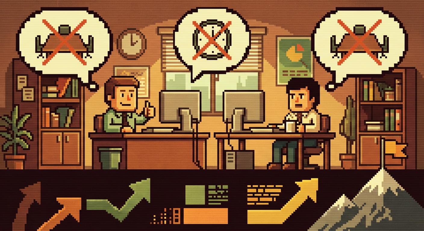 Illustration for Personal productivity and the anti-hustle backlash: Retrospective